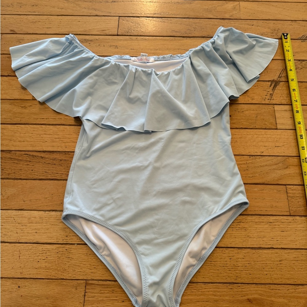 Girl/Tween Stell Cove light blue swimsuit size 14